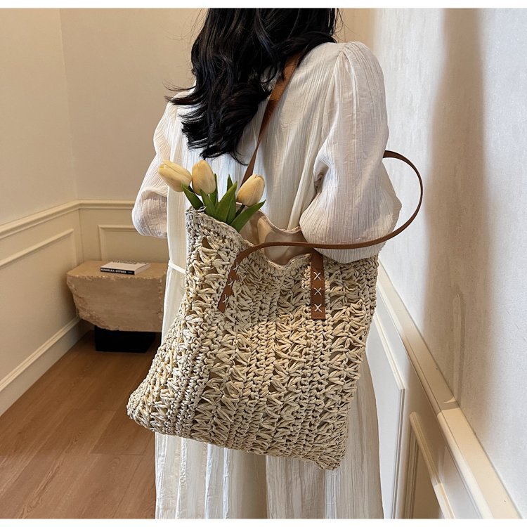 Structured Woven Shopping Bag Bowlift