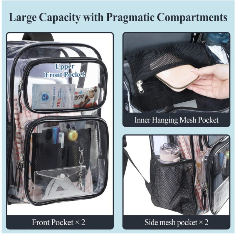 Transparent school backpack Bowlift