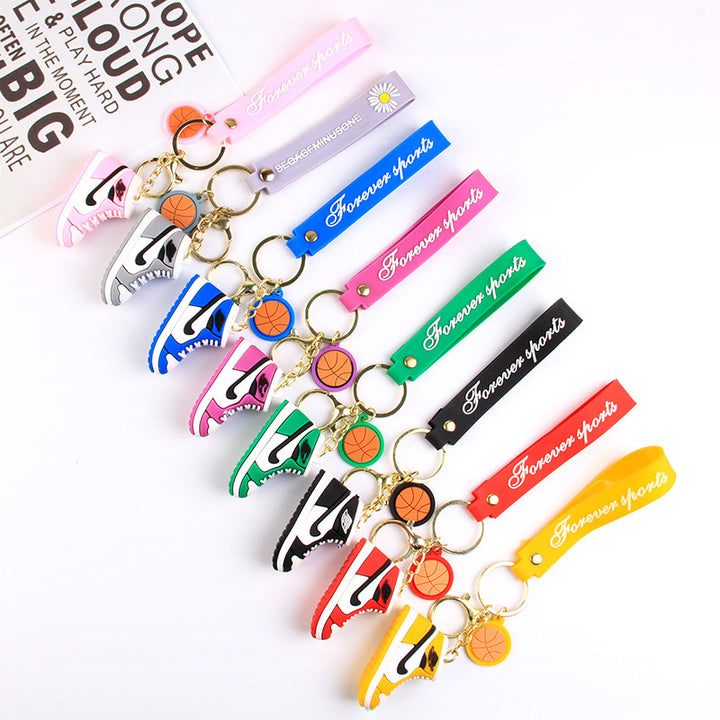 Basketball-Inspired Shoe Keychain Bowlift