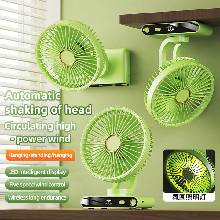 Women Wall Fan with Automatic Swing Function Bowlift