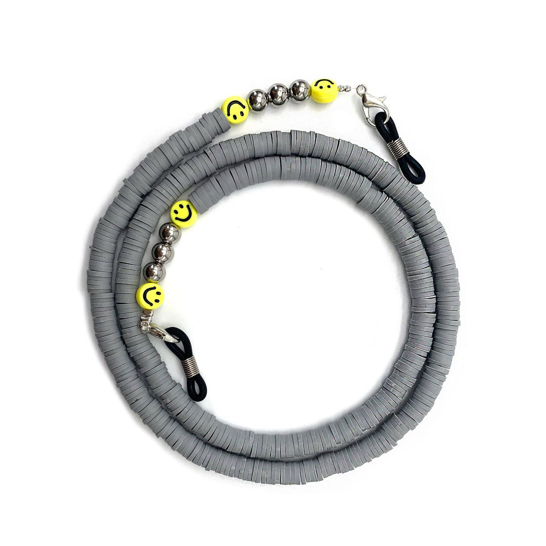 Colorful Smile Bead Eyewear Chain Bowlift
