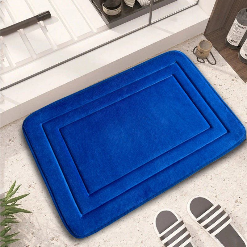 Soft Plush Rectangle Bath Mat Bowlift