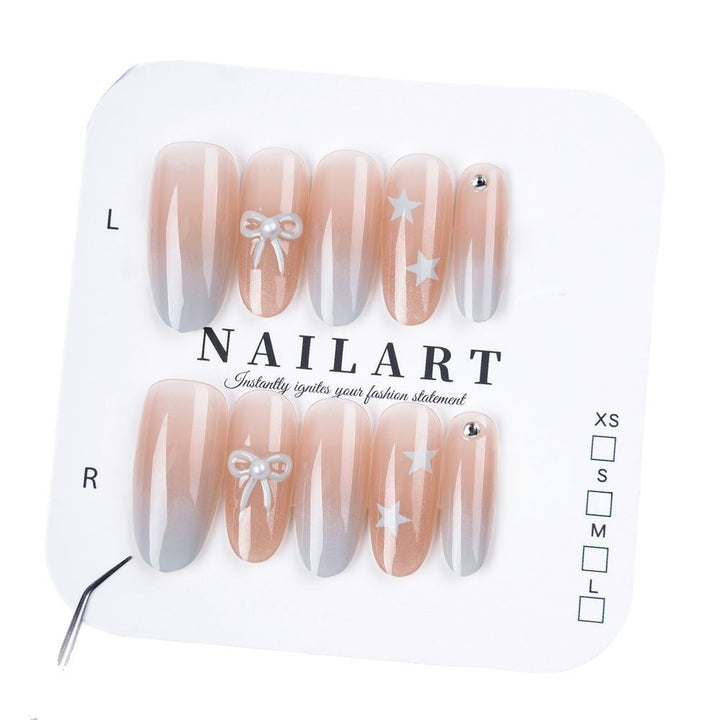 Elegant Glittering Stiletto Nail Extensions