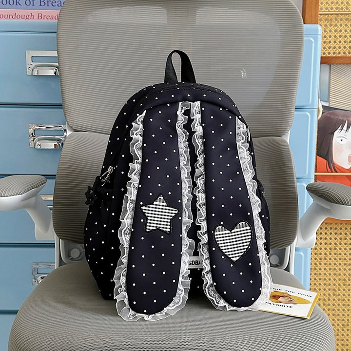 Bunny Ears Design Backpack Bowlift