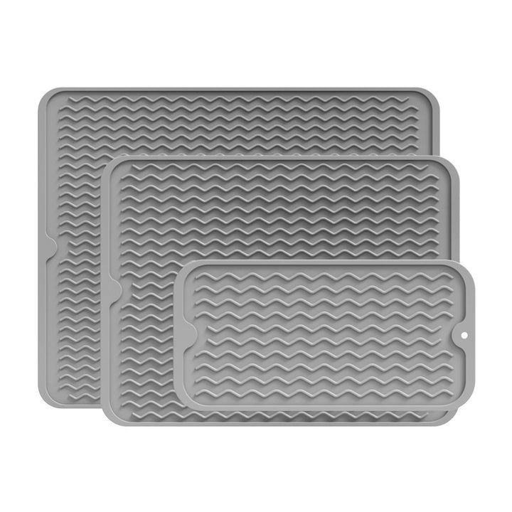 Versatile Non-Slip Multi-Size Kitchen Drying Mat Set Bowlift