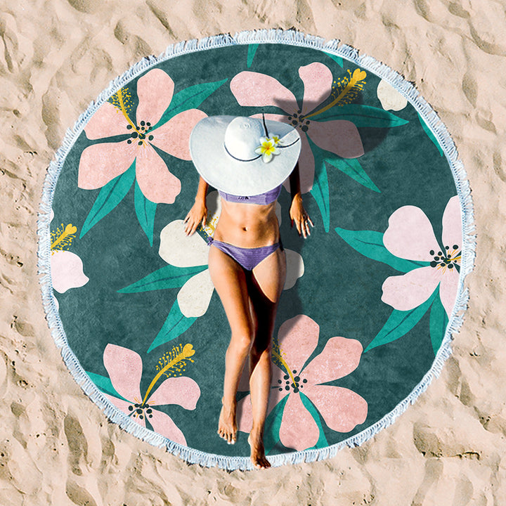 Rundstrand towel with unique sunset design Bowlift