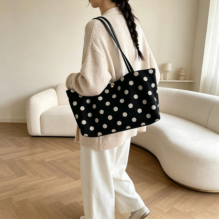 Suede Shoulder Tote Bag Bowlift