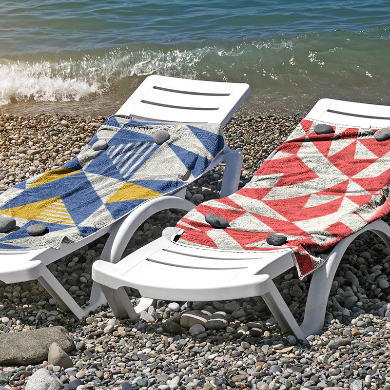Beach towel made of skin-friendly microfiber with a creative pattern mix Bowlift