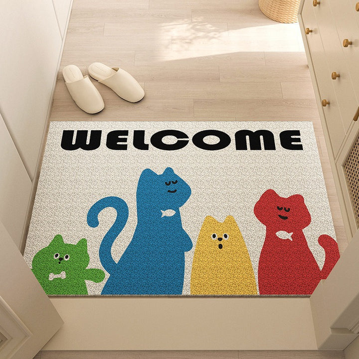 Artistic Welcome Floor Mat Bowlift