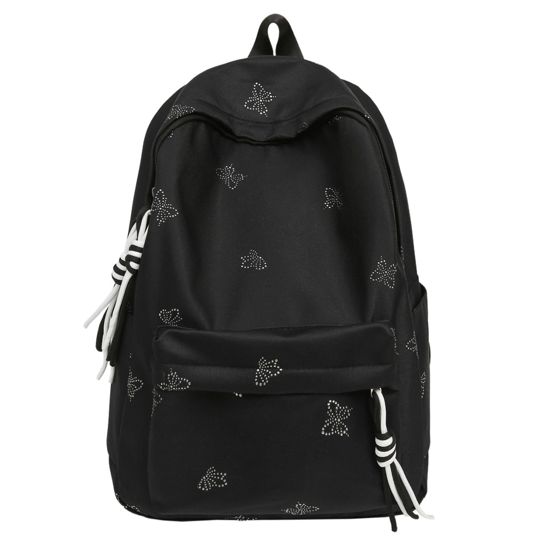 Fashionable backpack with shimmering butterfly design Bowlift