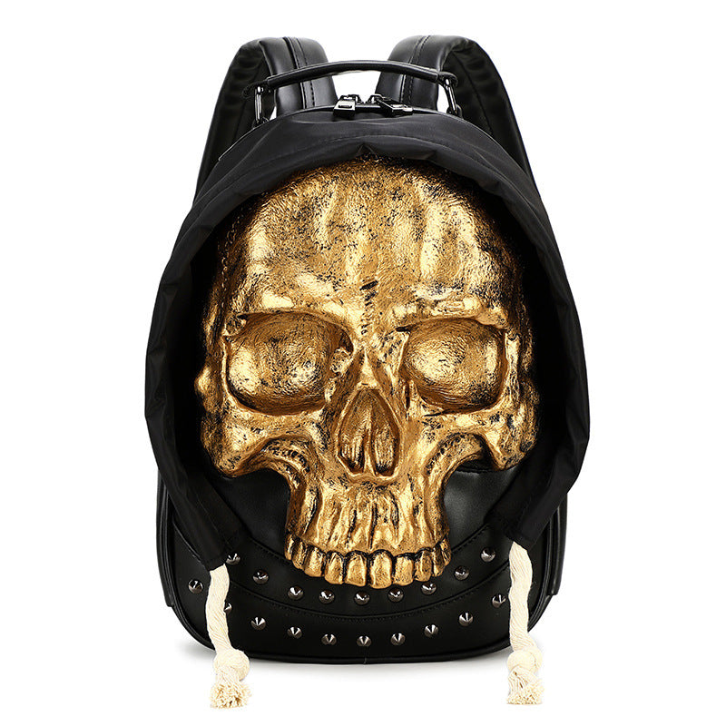 Creative backpack with skull design Bowlift