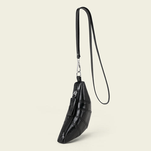 Chic Textured Leather Crossbody Bag