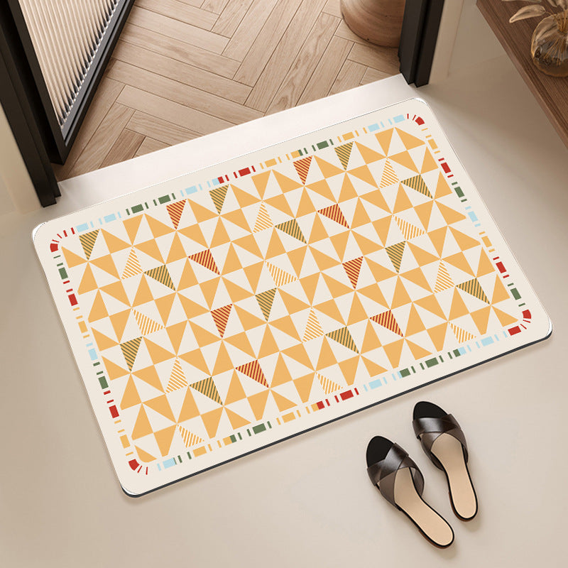 Geometric Patterned Area Rug Bowlift