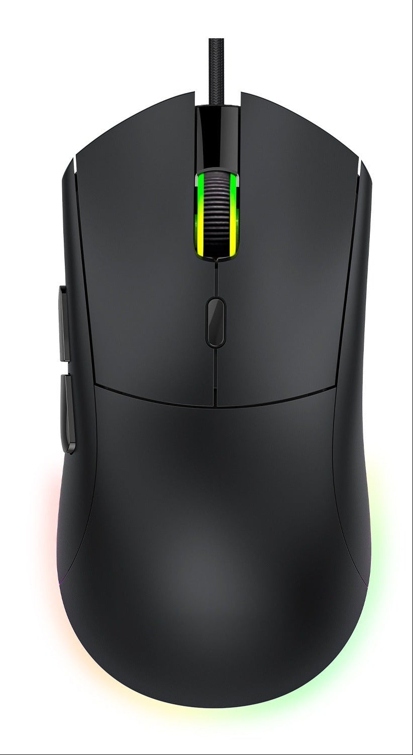 High-Performance RGB Wired Gaming Mouse Bowlift