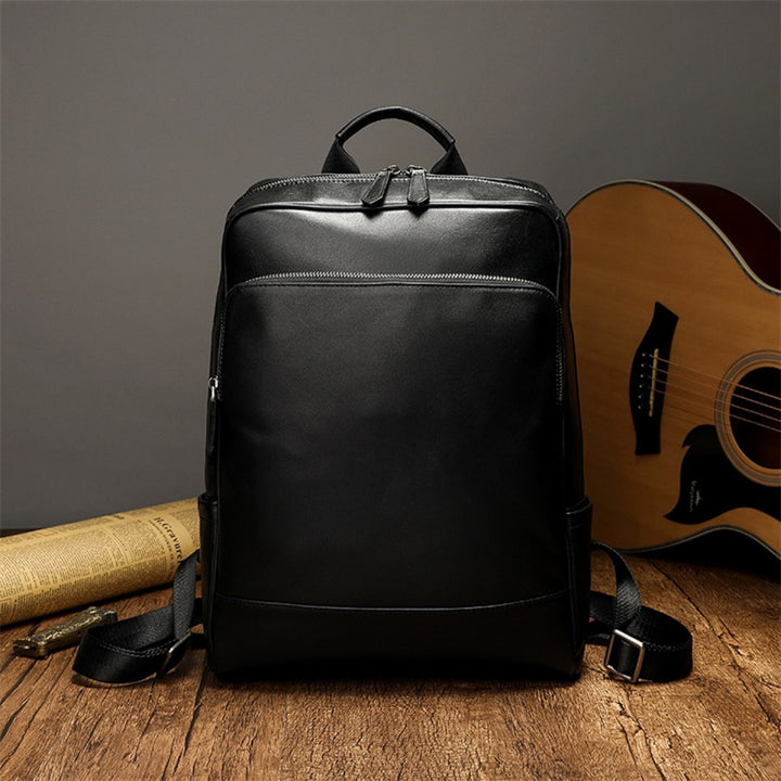 More Elegant and Functional Backpack Made of High-Quality Leather Bowlift