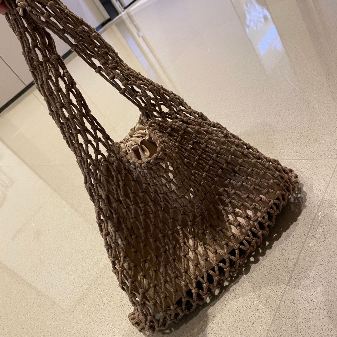Handcrafted mesh tote bag Bowlift
