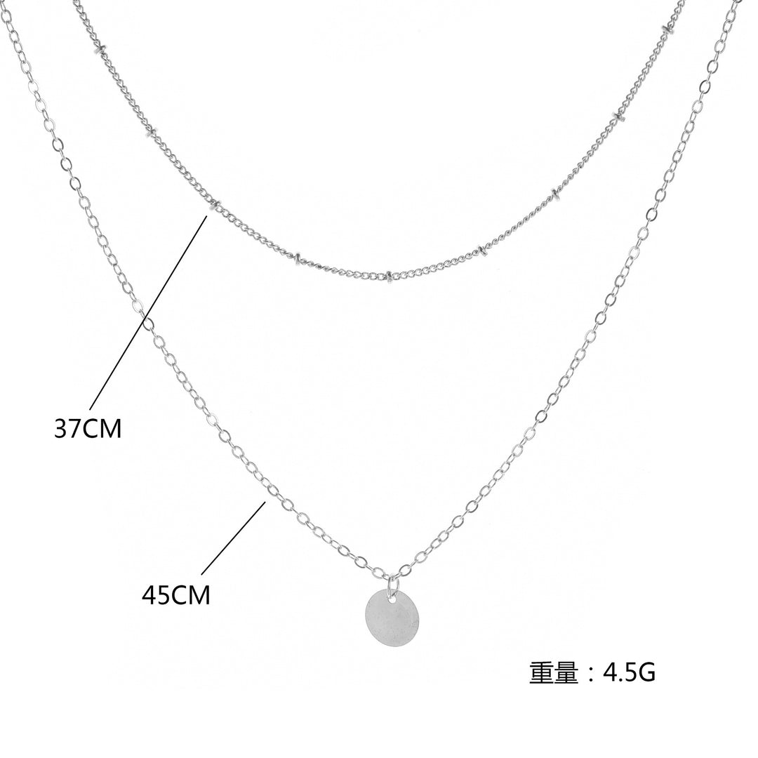 Layered Elegant Chain Necklace Bowlift