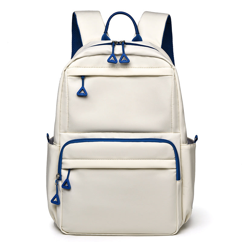 Urban leisure backpack with multifunctional zipper pockets Bowlift