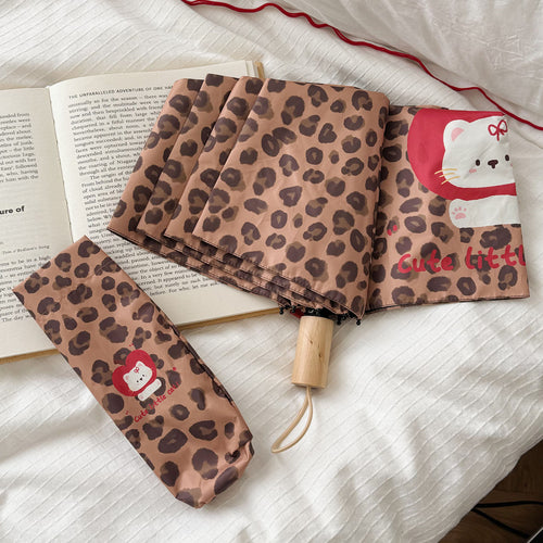 Women’s Foldable Umbrella with Cute Animal Design Bowlift