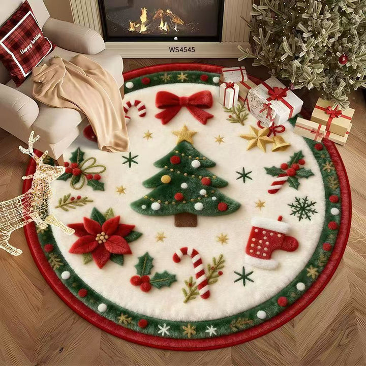 Festive Holiday Bells Area Rug Bowlift