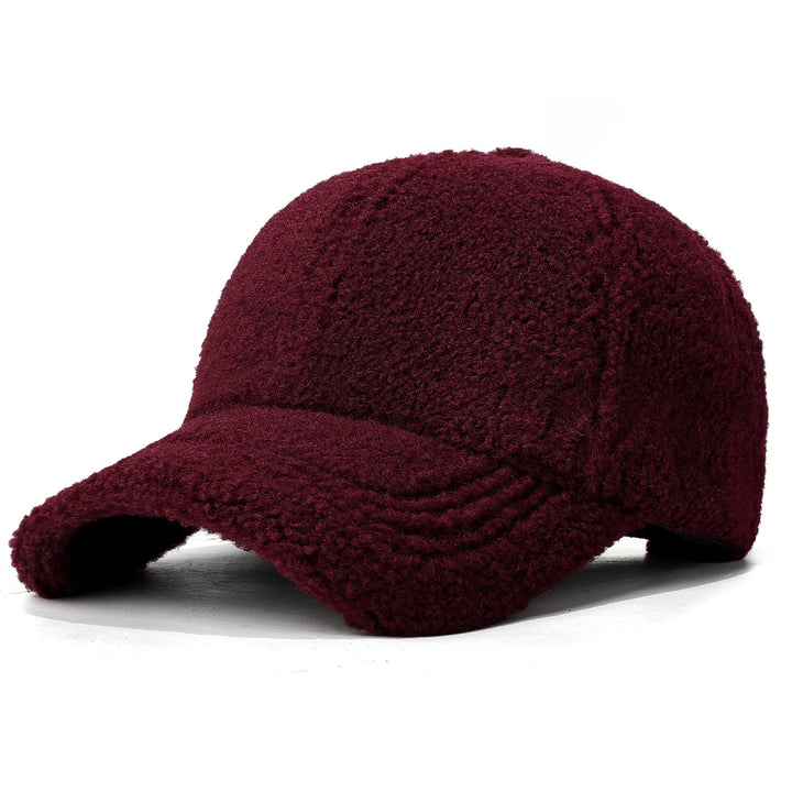 Women's Plush Fleece Baseball Cap Bowlift