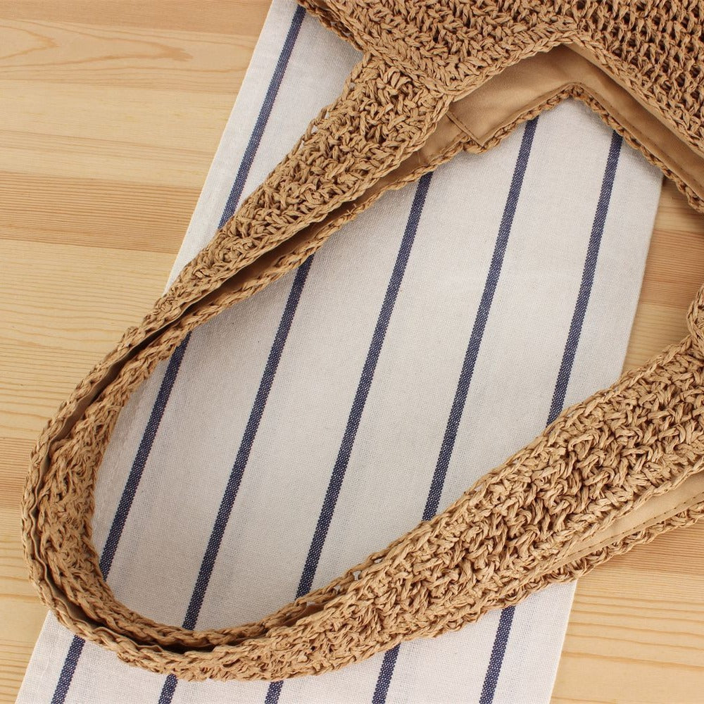 Casual Beach Bag Made of Refined Weave Bowlift