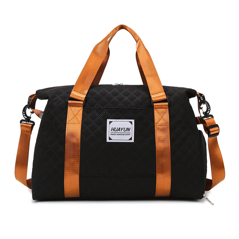 Quilted Multi-Functional Travel Duffle Bag Bowlift