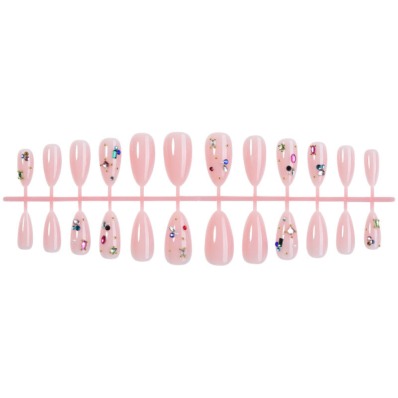 Artificial nail set with sparkling detailing Bowlift