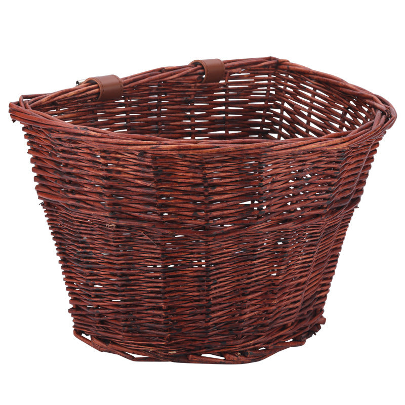 Woven Bicycle Carrier Basket Bowlift
