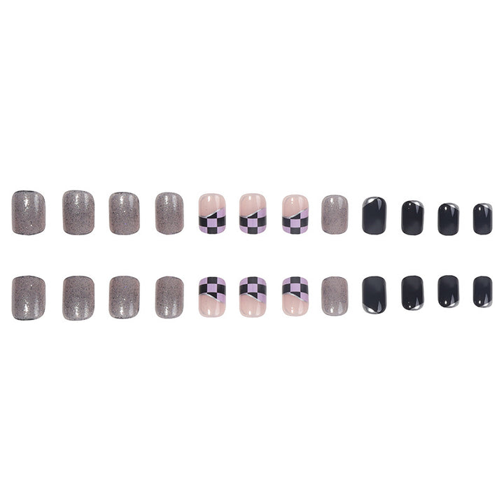 Creative Patterned Press-On Nails Bowlift