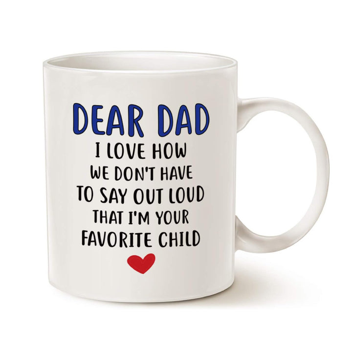 Large Dishwasher-Safe Stoneware Statement Coffee Mug With Oversized C-Handle And Humorous "Great Job Mom" Typographic Print