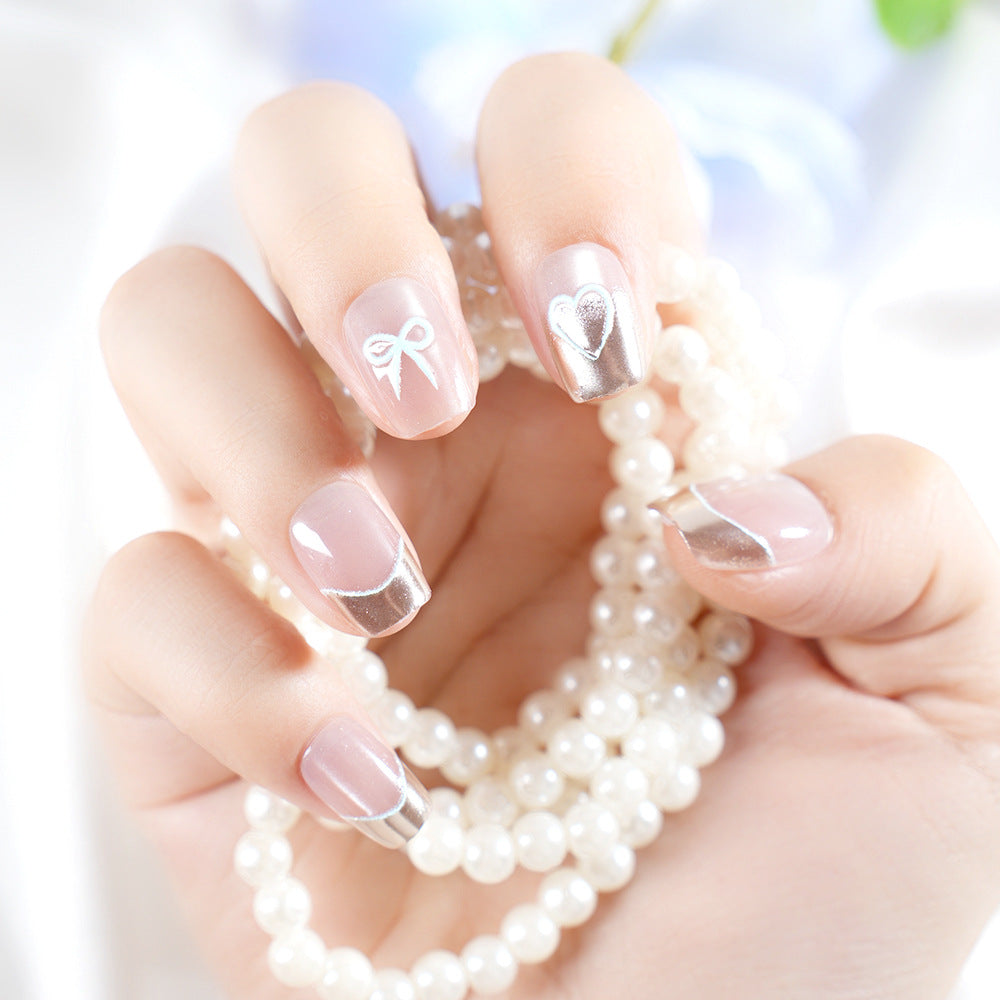Elegant Floral Nail Art Set Bowlift