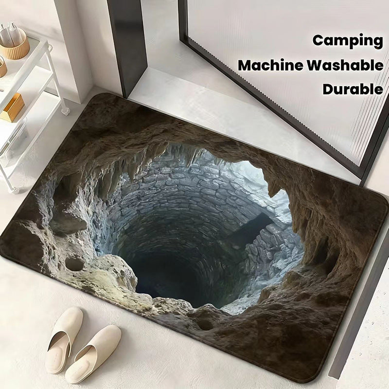 3D Optical Illusion Entrance Mat