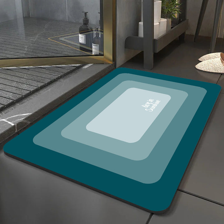 Modern Layered Bathroom Mat Bowlift