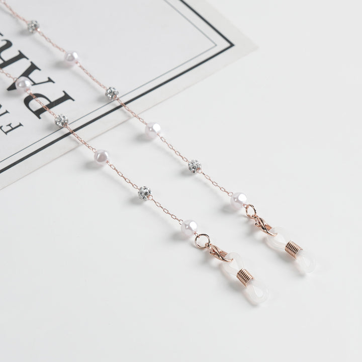 Elegantly Beaded Eyewear Chain Bowlift