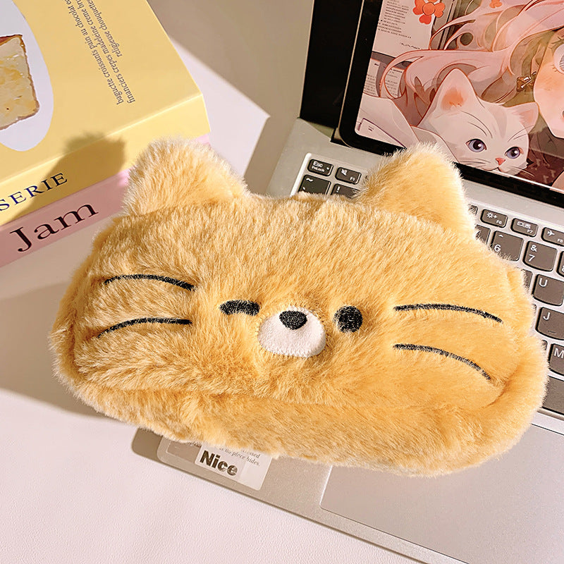 Plush pillow with cat motif Bowlift