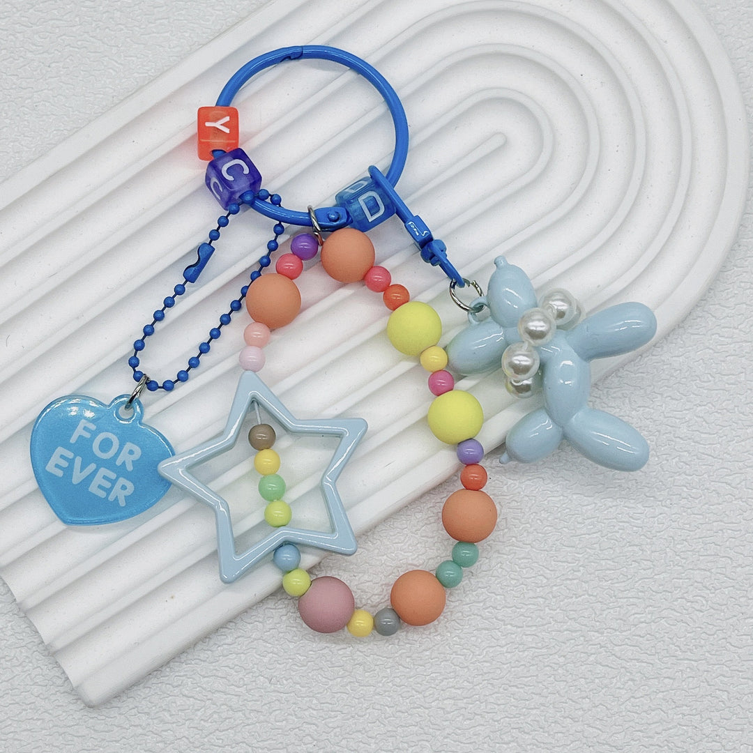 Colorful Themed Charm Keychain Bowlift