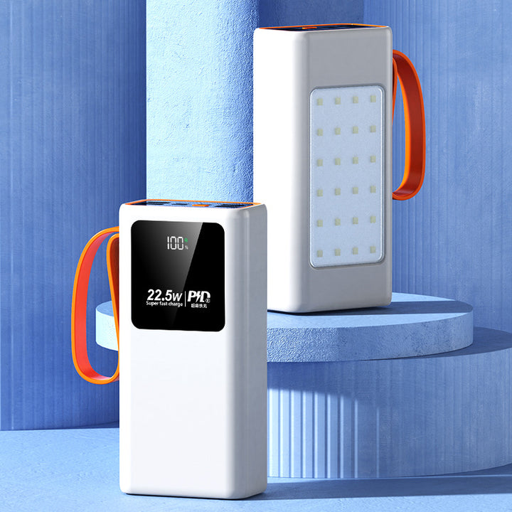 Portable power bank with powerful solar charging technology and LED lamp Bowlift
