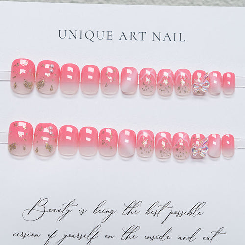 Decorative Nail Art with Bow Details