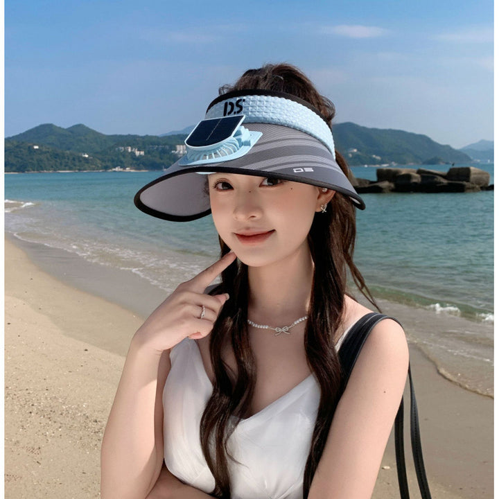 Adjustable sun visor with UV protection and padded headband Bowlift