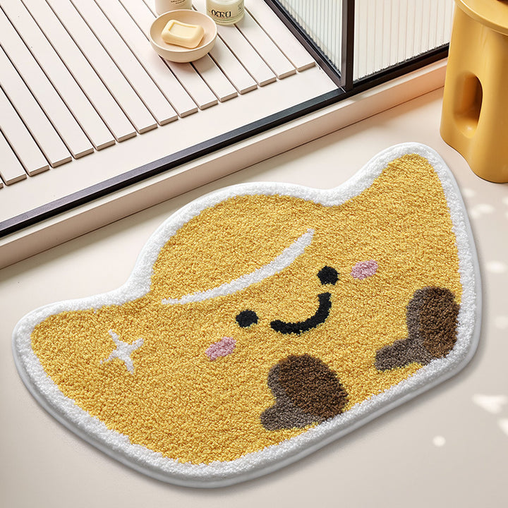 Cute Tomato-Shaped Bath Mat Bowlift