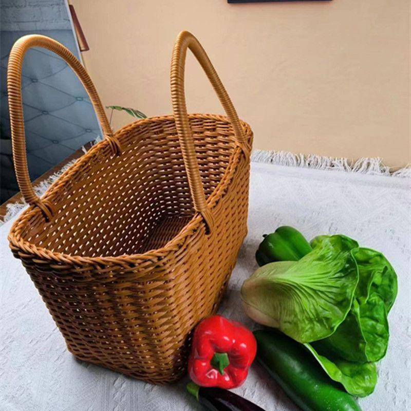 WoHandcrafted Woven Storage Basket Bowlift
