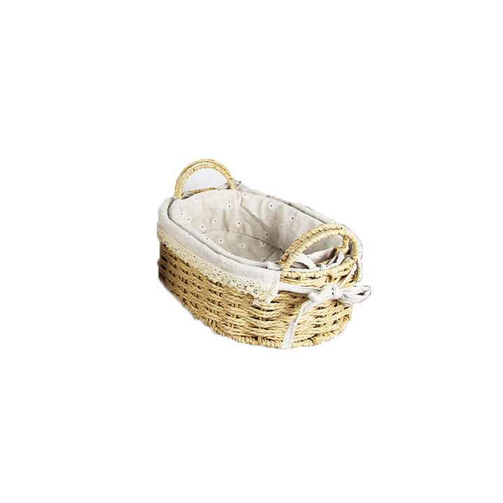 Handcrafted Woven Storage Basket Bowlift