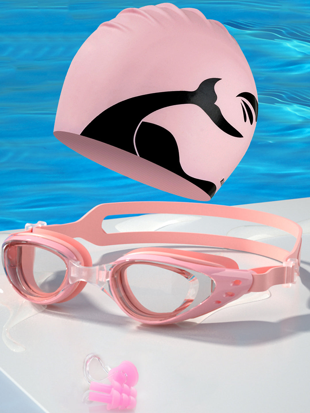 Swim set with hydro-dynamic properties Bowlift