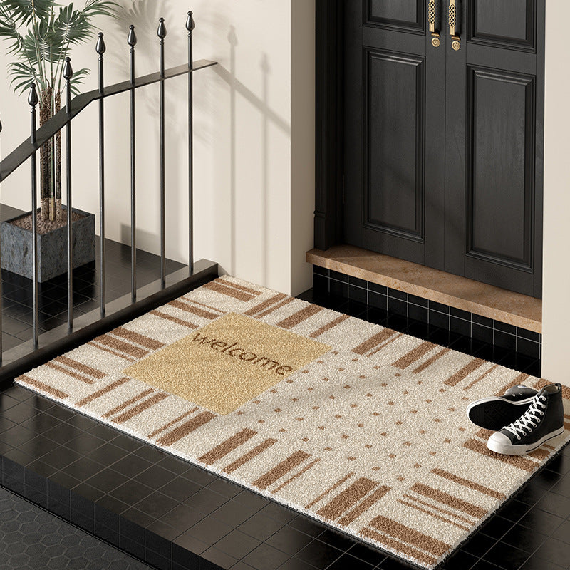 Textured Welcome Entry Mat