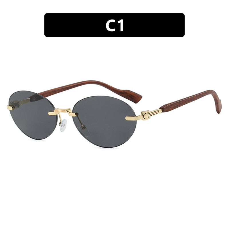 Women's fashionable sunglasses in elegant retro style with high-quality lenses and wooden details Bowlift