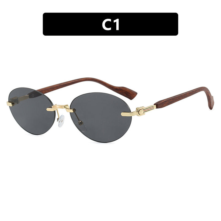 Women's fashionable sunglasses in elegant retro style with high-quality lenses and wooden details Bowlift