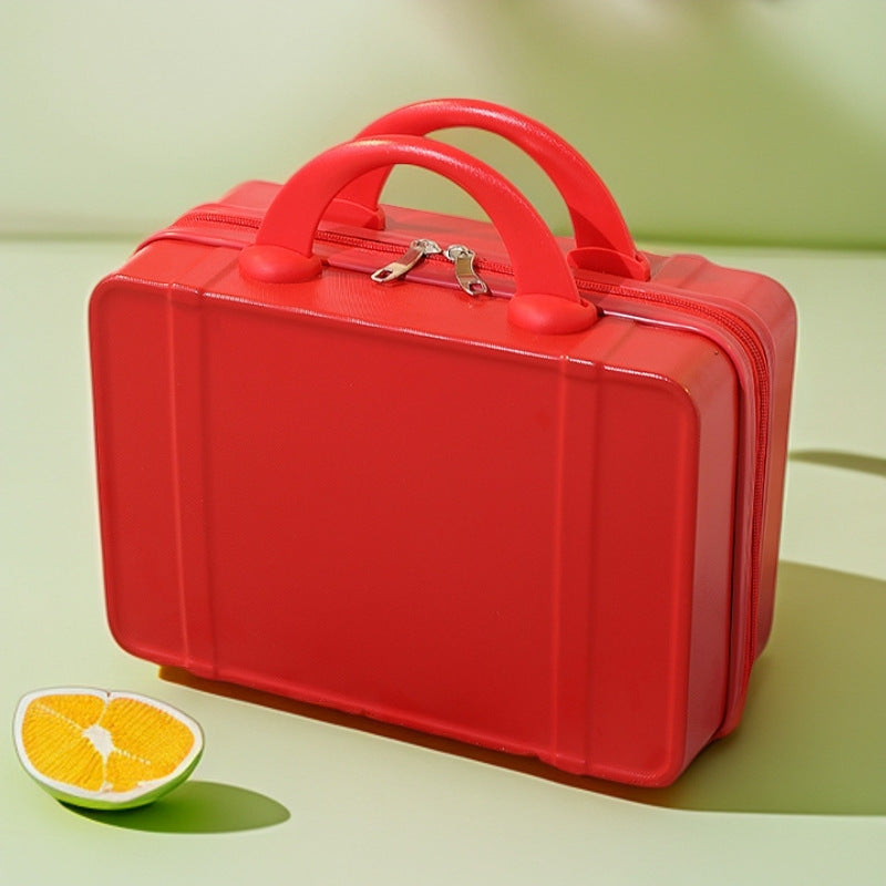 compact hard-shell cosmetic and travel vanity case with dual top handles Bowlift