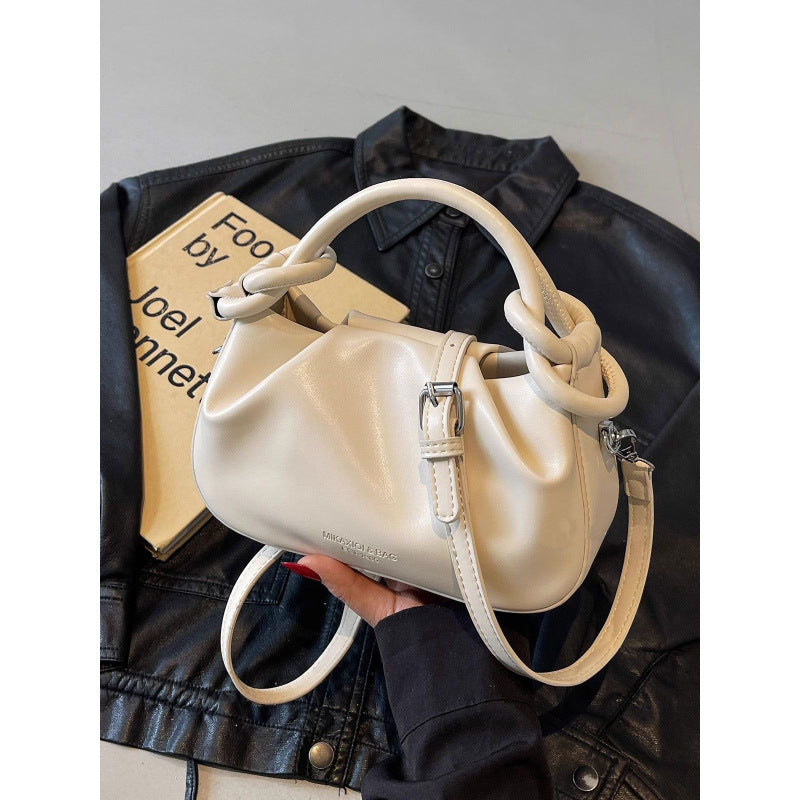 Chic Knotted Handle Handbag Bowlift