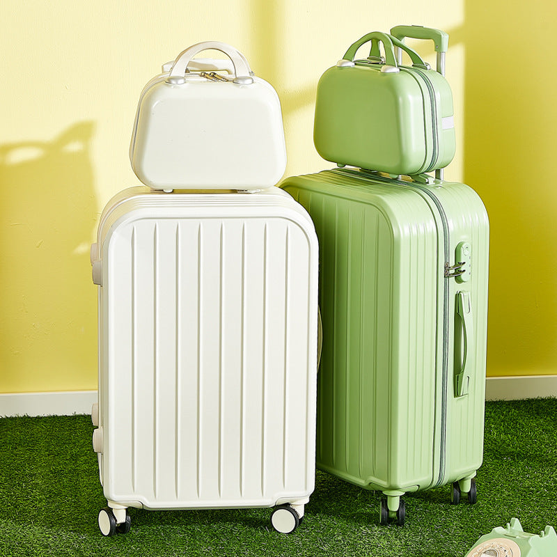 Unisex Durable Expandable Hard-Shell Suitcase Bowlift